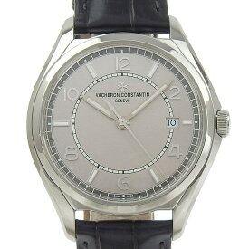 ヴァシュロン・コンスタンタン VACHERON CONSTANTIN フィフティシックス4600E 腕時計 cal.1326 X46A2020 4600E/000A-B442 ステンレススチール×クロコダイル 自動巻き シルバー文字盤 Fiftysix 4600E メンズ【中古】Aランク