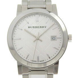 バーバリー BURBERRY 腕時計 BU9000 ステンレススチール シルバー クオーツ アナログ表示 シルバー文字盤 レディース【中古】Aランク