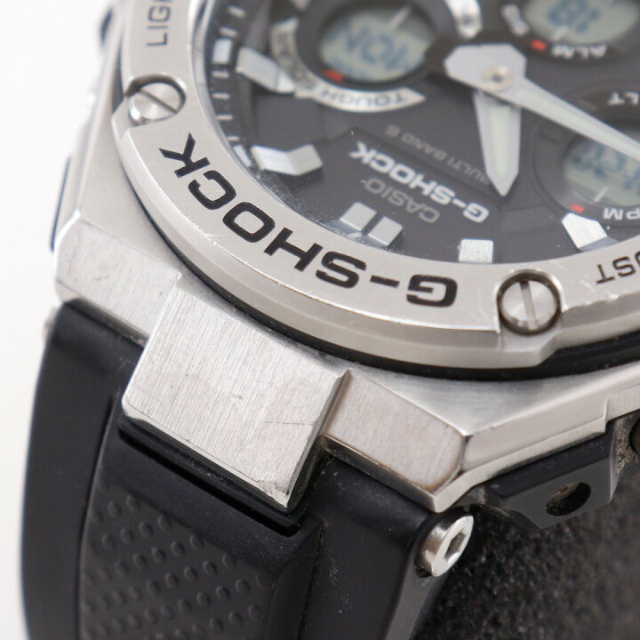 楽天市場】カシオ CASIO G-SHOCK 腕時計 GST-W110 ステンレススチール 