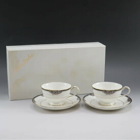 ノリタケ NORITAKE カップ＆ソーサー 2客セット 食器 フィルハーモニック 長期保管未使用 Cup & saucer 2 customer set _【中古】SAランク