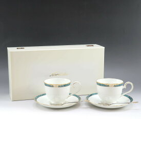 ノリタケ NORITAKE カップ＆ソーサー 2客セット 食器 エセックスコート muratec MY6775/9-291 Cup & saucer 2 customer set _【未使用】Sランク