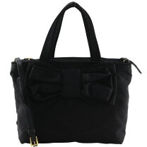 鞄】PRADA プラダ ショルダーバッグ 2way オールレザー 黒 リボン 楽天 