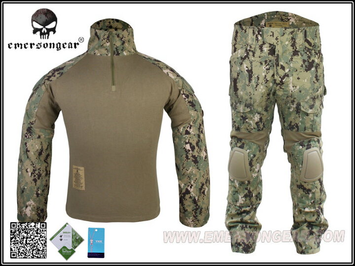 楽天市場】【レビュー特典】EMERSON BDU 迷彩服 上下セット Gen2 迷彩 