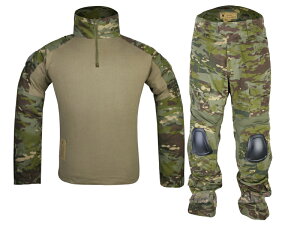 �y���r���[���T�zEMERSON BDU ���ʕ� �㉺�Z�b�g Gen2 ���� �~���^���[ �T�o�C�o���Q�[�� �T�o�Q�[ �R���o�b�g MC �}���`�J�� �����Y ���f�B�[�X CYRE�^�C�v �G���{�[/�j�[�p�b�h�t S/M/L/XL/XXL