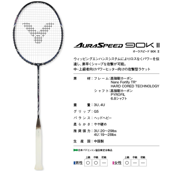 楽天市場】指定ガット代・張代無料!ビクター バドミントンラケット 