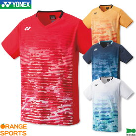 ヨネックス バドミントン ゲームシャツ(フィットスタイル) 10505 メンズ 男性用 ゲームウェア ユニフォーム テニス ソフトテニス 日本バドミントン協会審査合格品