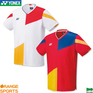 ヨネックス バドミントン ゲームシャツ(フィットスタイル) 10515 メンズ 男性用 ゲームウェア ユニフォーム テニス ソフトテニス 日本バドミントン協会審査合格品