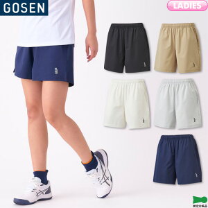 ゴーセン バドミントン ウィメンズハーフパンツ PP2441 レディース 女性用 ゲームパンツ ゲームウェア テニス ソフトテニス 日本バドミントン協会審査合格品