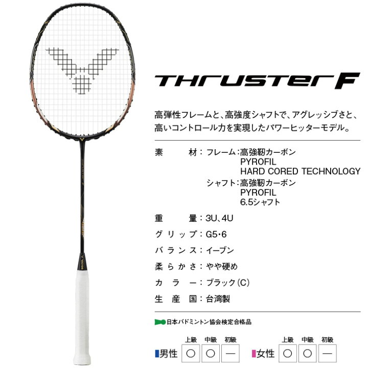 楽天市場】指定ガット代・張代無料!ビクター バドミントンラケット 