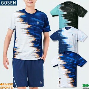 ゴーセン バドミントン ゲームシャツ T2510 ユニ 男女兼用 ゲームウェア ユニフォーム テニス ソフトテニス 日本バドミントン協会検定合格品
