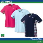 ヨネックス：YONEX　シャツ　20397　LADIES：女性用　ゲームウェア　ゲームシャツ　バドミントン　テニス　バドミントンウェア　テニスウェア　 日本バドミントン協会審査合格品