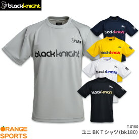 ブラックナイト Tシャツ BK Tシャツ(bk180) T-0180 ユニ 男女兼用 バドミントン テニス スカッシュ バドミントンTシャツ スポーツウェア