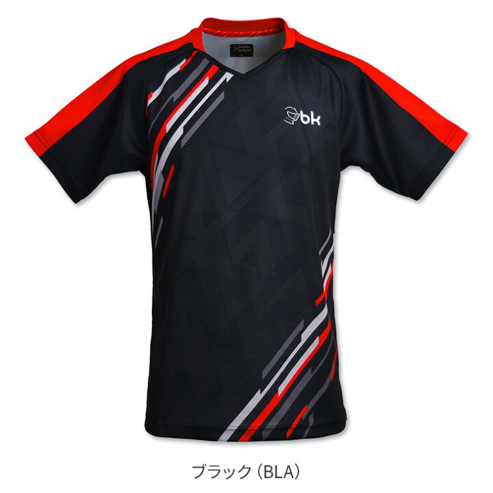 100 安い ブラックナイト バドミントン ゲームウェア T 0536 Black Knight ユニ 男女兼用 テニス スカッシュ ゲームシャツ ユニフォーム 日本バドミントン協会審査合格品 Shipsctc Org