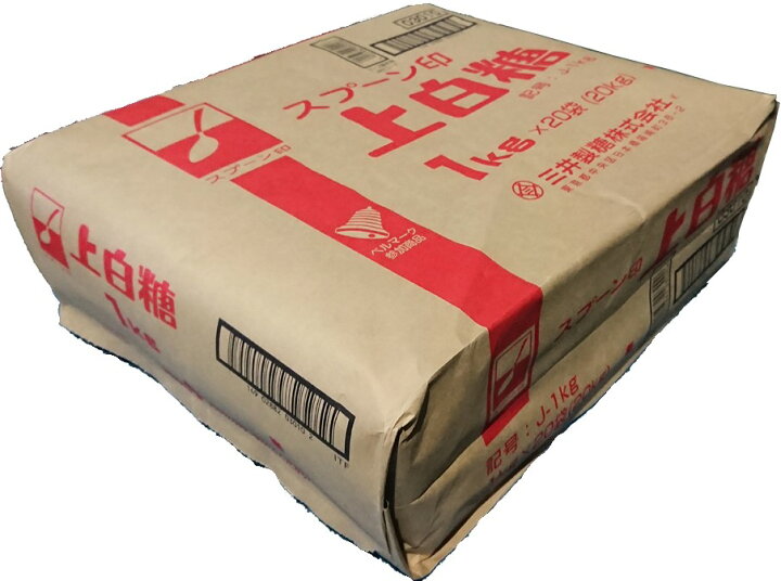 楽天市場】スプーン印上白糖 1kg×20袋 : 日東商事