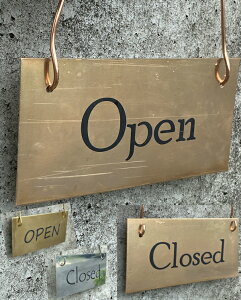 _[WH  I[v N[Y ŔOPEN CLOSED ^J v[g Be[W 60×120mm  hATC G AeB[N CeA