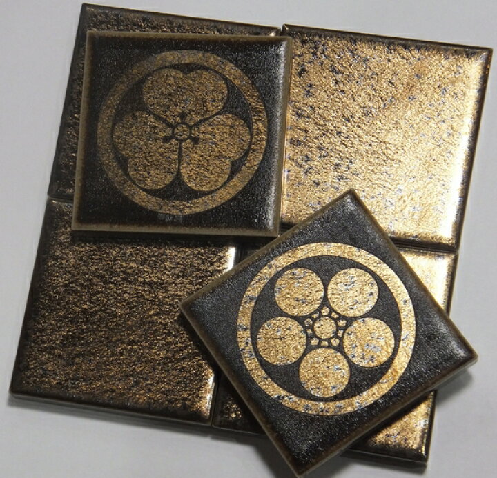 楽天市場】ハンドメイド商品家紋 オリジナル彫刻タイル人気の家紋24種 