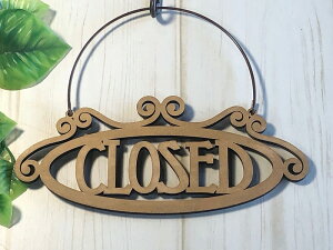 nhCh ؐTCv[guCLOSED N[YvAeB[NnMOv[g Ǌ| MDF CeAG 8.5cm×20cm 6mm