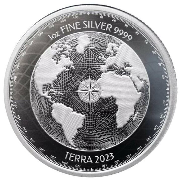 楽天市場】即納 2023 1オンス ニウエ 地球 銀貨 2ドル 38mmクリア 
