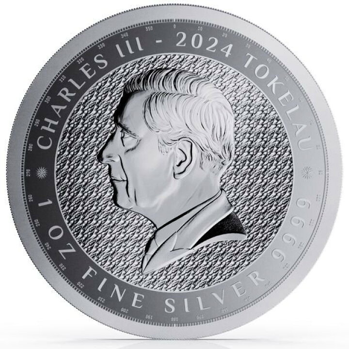 楽天市場】即納・追跡可 2024 1オンス トケラウ 地球 銀貨 5ドル 39mm 
