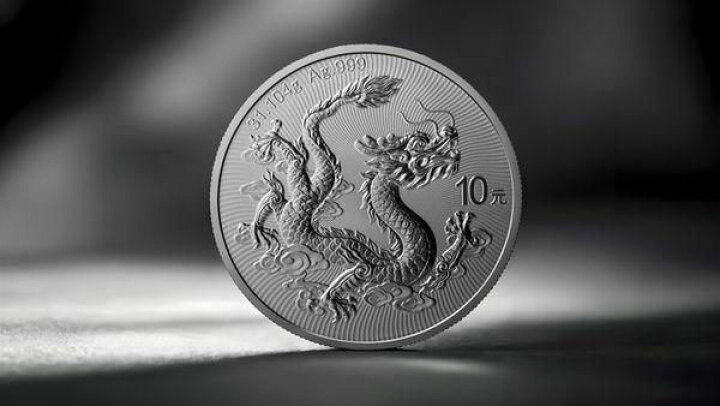 楽天市場】【7月上旬以降発送予定】 2025 1オンス 中国 雲龍図 銀貨 