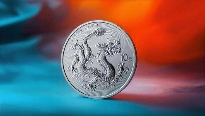 楽天市場】【7月上旬以降発送予定】 2025 1オンス 中国 雲龍図 銀貨 