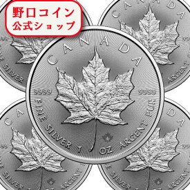 即納・追跡可 2026 1オンス カナダ メイプル銀貨 ■【5枚】セット 38mmクリアケース付き 新品未使用【地金型コイン特集】