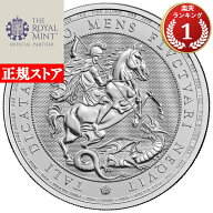 即納・追跡可 2026 1オンス イギリス 聖ゲオルギウスとドラゴン 銀貨 2ポンド (39mmクリアケース付き) 新…