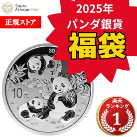 【福袋】即納 2025 30グラム 中国 パンダ銀貨 40mmクリアケース付き 新品未使用 【福袋セール11/20開始！】