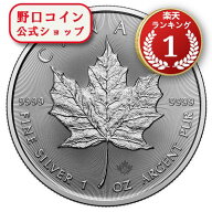 即納・追跡可 2024 1オンス カナダ メイプル銀貨 38mmクリアケース付き 新品未使用【地金型コイン特集】