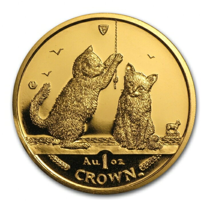 楽天市場】即納・追跡可 2001 マン島キャット金貨 ソマリア キャット 1 