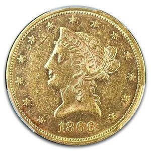 �\�񏤕i 1866 �A�����J ���o�e�B�w�b�h ���� �������� PCGS (���b�g�[)