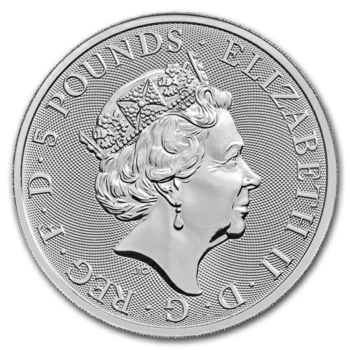 楽天市場】即納・追跡可 新品未使用 2018 イギリス 2 オンス 銀貨 