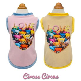 ※SALE 30％OFF ※ circus circus サーカスサーカス Bling Stuffy Bear タンク 超小型犬/小型犬 CCW-0288 トイベア 犬用 タンク 男の子 女の子 お揃い お出かけ