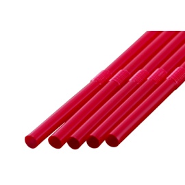 楽天市場】フレックスストロー 6mm×21cm 包装なし 赤色 500本入(輸入品 