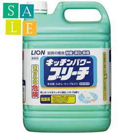 【セール】【送料無料】ライオン　キッチンパワーブリーチ　5kg×3本入●ケース販売お徳用