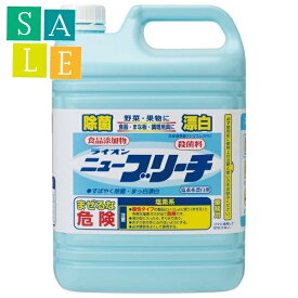 【セール】【送料無料】ライオン　ニューブリーチ　食添　5kg×3本入●ケース販売お徳用