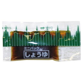 ミニパック醤油　バラン柄小　約3.0ml　750個×6箱【工場直送・代引き不可・時間指定不可・沖縄、離島不可】