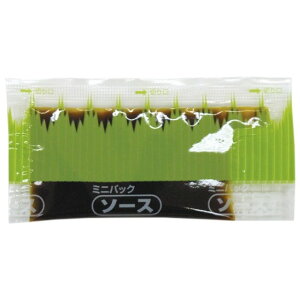 ミニパックソース バラン柄大 約7.0ml 300個×6箱【工場直送・代引き不可・時間指定不可・沖縄、離島不可・即納不可】