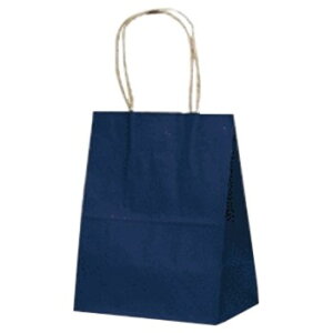 手提げ紙袋 紺 T-2 幅200×マチ120×高さ250mm 25枚入【取り寄せ商品・即納不可】