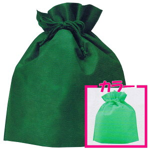 【送料無料】不織布巾着袋(大) 無地 アクアマリン 250×280×底マチ80mm 50枚【メーカー直送・代引き不可・時間指定不可・沖縄、北海道、離島不可】