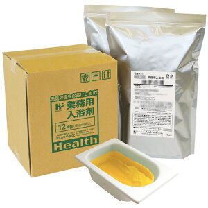 【全国送料無料】業務用入浴剤 A-21 四季の彩り ほっこり生姜の香風呂(冬) 12kg(6kg×2袋)【メーカー直送または取り寄せ】