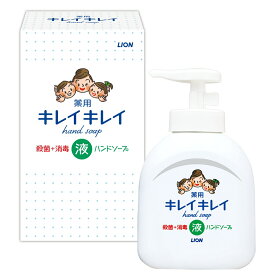 キレイキレイ　薬用液体ハンドソープ　250ml　箱入　25個×10梱(250個)【メーカー直送・代引き不可・時間指定不可・個人宅配送不可】