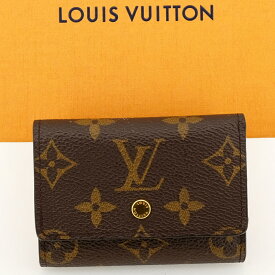 LOUIS VUITTON ルイヴィトン ポルトフォイユ・マイクロ 三つ折財布（小銭入れなし） モノグラム M68704 箱 保存袋【中古】