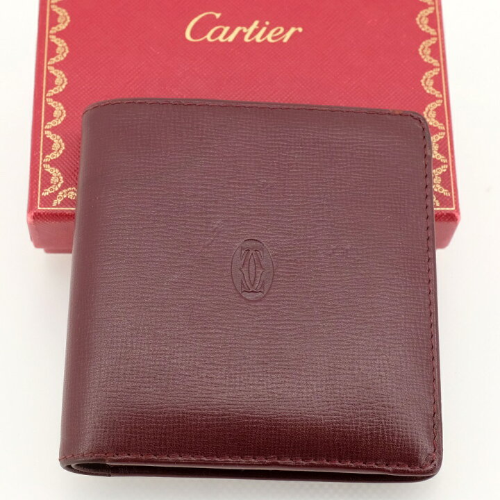 楽天市場】Cartier カルティエ マストライン 二つ折り財布（小銭入れ  