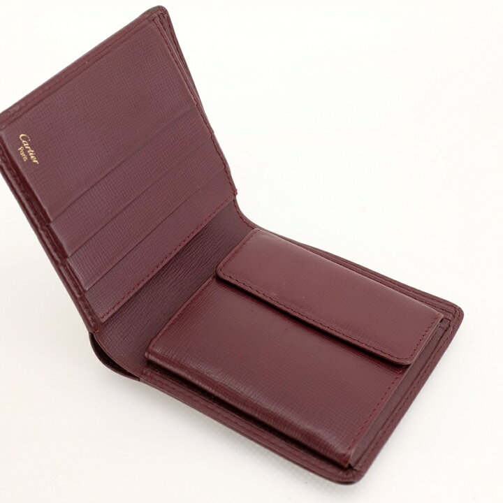 楽天市場】Cartier カルティエ マストライン 二つ折り財布（小銭入れ  