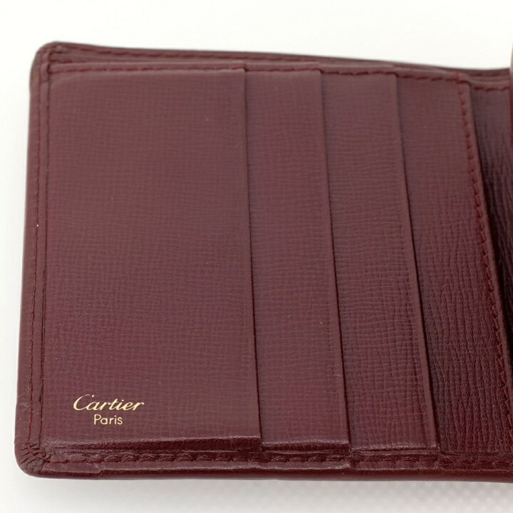 楽天市場】Cartier カルティエ マストライン 二つ折り財布（小銭入れ  