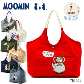 [Moomin] [ムーミン] エンブロイトート バッグ エコバッグ 撥水 刺繍 15L RMPK-01