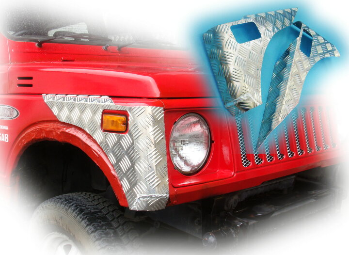 楽天市場】Jimny ジムニー ja11 パーツ カスタム ジムニー用フロント 