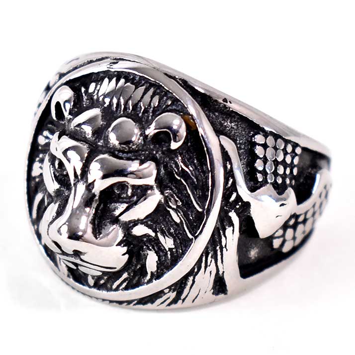 楽天市場】ライオン 百獣の王 獅子 動物 指輪 リング メンズ