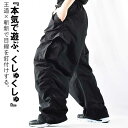 カーゴパンツ メンズ ゆったり ワイドパンツ ワイド カーゴ くしゅくしゅ パンツ ナイロンパンツ 大きいサイズ ダボパンツ ダボズボン ダボダボ シャカシャカパンツ シャカパン イージーパンツ ウエストゴム 紐 裾絞り ワイドカーゴパンツ 春 春服 夏 夏服 秋 秋服 冬 冬服